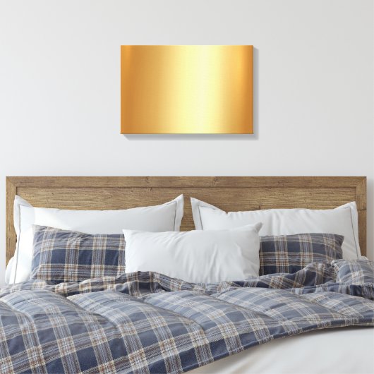 Add Upload Your Photo on Elegant Gold Background Leinwanddruck (Insitu (Schlafzimmer))