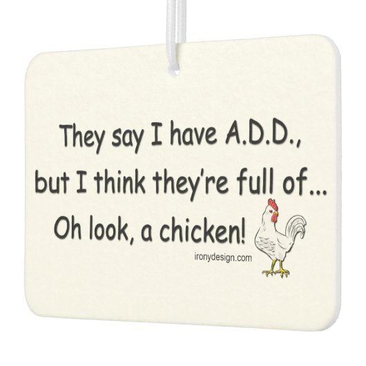 ADD Vollständig für Hühner Autolufterfrischer (Links)