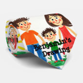 Add your Child's Artwork to this Krawatte (Gerollt)