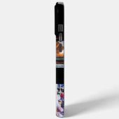 Add Your Custom 4 Photo, Monogrammed & Family Name Case-Mate iPhone Hülle (Rückseite / Links)