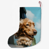 Add Your Custom Photo Dog Pets Kleiner Weihnachtsstrumpf (Rückseite)