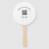 Add your custom text scan QR code business Fächer (Vorderseite)