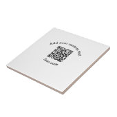 Add your custom text scan QR code business  Fliese (Seite)