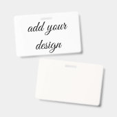 Add Your Design Ausweis (Vorder- & Rückseite)