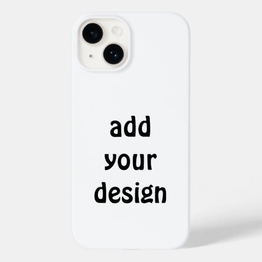 Add Your Design Case-Mate iPhone Hülle (Rückseite)