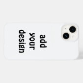 Add Your Design Case-Mate iPhone Hülle (Rückseite (Horizontal))