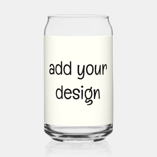 Add Your Design Dosenglas (Rückseite)