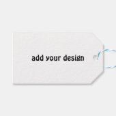 Add Your Design Geschenkanhänger (Vorderseite (Horizontal))