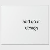 Add Your Design Geschenkpapier (Flach)