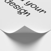 Add Your Design Geschenkpapier (Ecke)