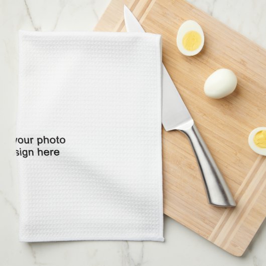 Add Your Design Geschirrtuch (Viertel Falte)