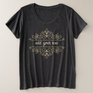 Add Your Design Große Größe T-Shirt