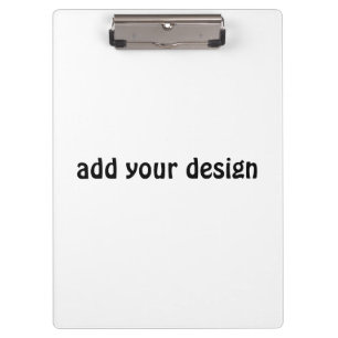 Add Your Design Klemmbrett