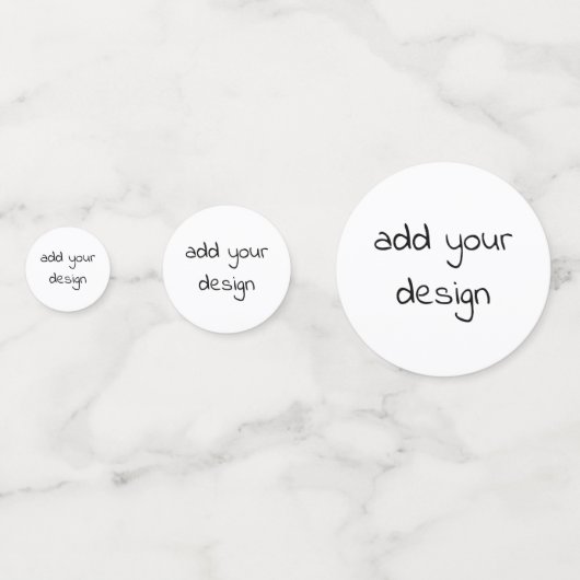 Add Your Design Konfetti (Rückseiten)
