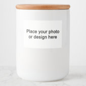 Add Your Design Lebensmitteletikett (Vorderseite)