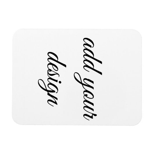 Add Your Design Magnet (Horizontal)