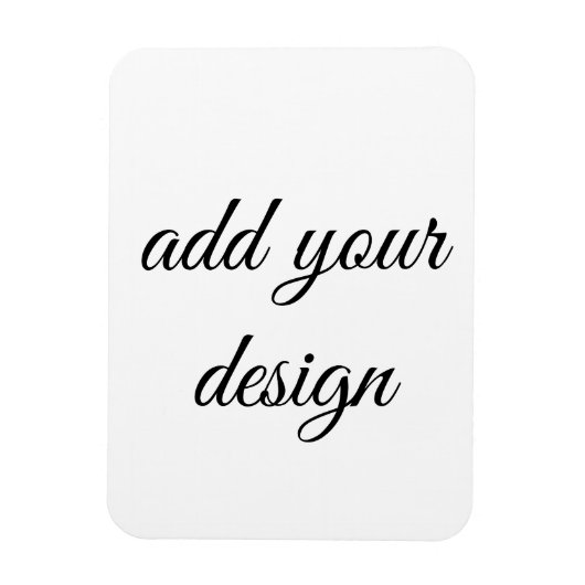 Add Your Design Magnet (Vertikal)