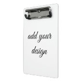 Add Your Design Mini Klemmbrett (Gewinkelt2)