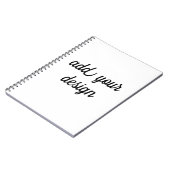 Add Your Design Notizblock (Linke Seite)