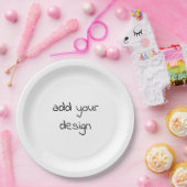 Add Your Design Pappteller (Party)