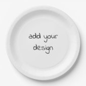 Add Your Design Pappteller (Vorderseite)