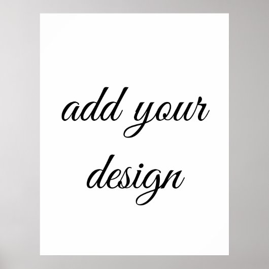 Add Your Design Poster (Vorne)