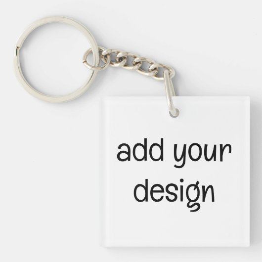 Add Your Design Schlüsselanhänger (Vorderseite)