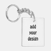 Add Your Design Schlüsselanhänger (Vorderseite links)