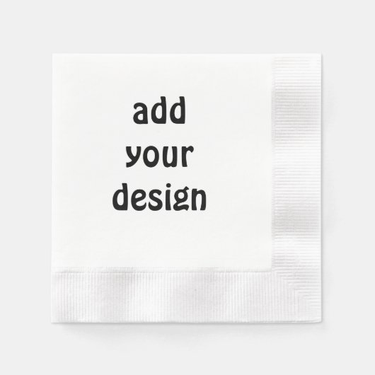 Add Your Design Serviette (Vorderseite)