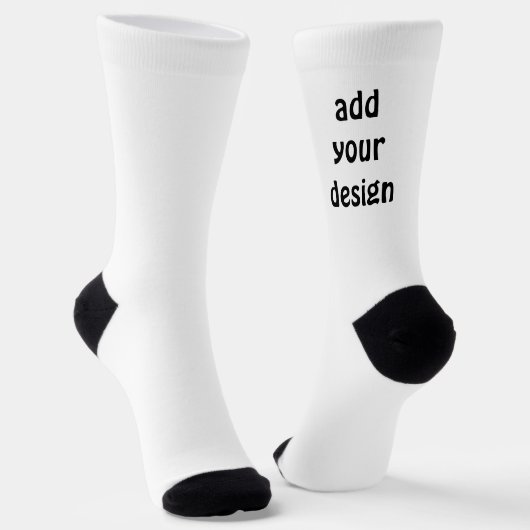 Add Your Design Socken (Gewinkelt)
