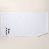 Add Your Design Strandtuch (Vorderseite)