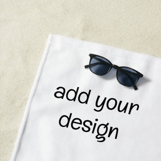 Add Your Design Strandtuch (Beispiel)