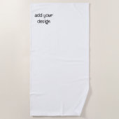 Add Your Design Strandtuch (Vorderseite)