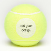 Add Your Design Tennisbälle (Rückseite)