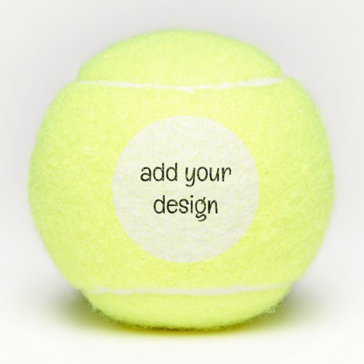 Add Your Design Tennisbälle (Vorderseite)