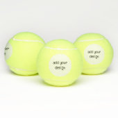 Add Your Design Tennisbälle (Multi)