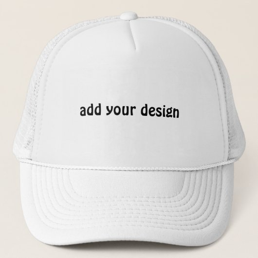 Add Your Design Truckerkappe (Vorderseite)