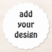 Add Your Design Untersetzer (Vorderseite)