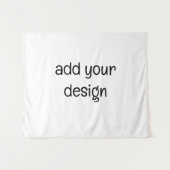 Add Your Design Wandteppich (Vorderseite (Horizontal))