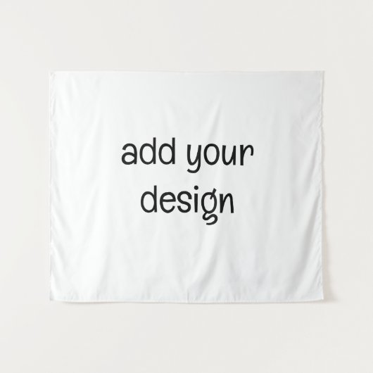 Add Your Design Wandteppich (Vorderseite (Horizontal))