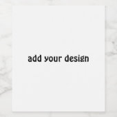 Add Your Design Weinetikett (Einzelnes Label)