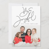 ADD YOUR FOTO Be Joyful | (Vorderseite)