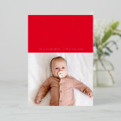 ADD YOUR FOTO Happy Holidays Folien Feiertagskarte (Stehend vorne)