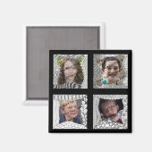 Add-Your-Fotos 4 FotoCollage Magnet (Vorderseite/Rückseite)