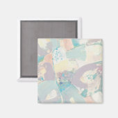 Add Your Initial | White Rock Pastel Magnet (Vorderseite/Rückseite)