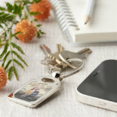 Add Your Kids Photo Custom Keepsake  Schlüsselanhänger (Seite)