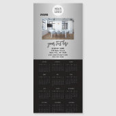 Add your Logo 2026 Calendar Company Photo Magnetkarte (Vorderseite)