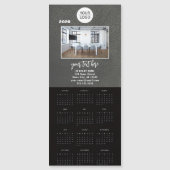 Add your Logo 2026 Calendar Company Photo Magnetkarte (Vorderseite)