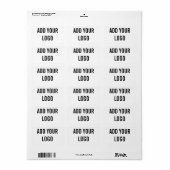 ADD YOUR LOGO ADRESSAUFKLEBER (Vorne)