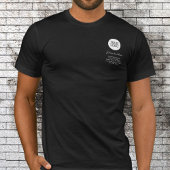 Add your Logo Custom Text Promotion Black T-Shirt